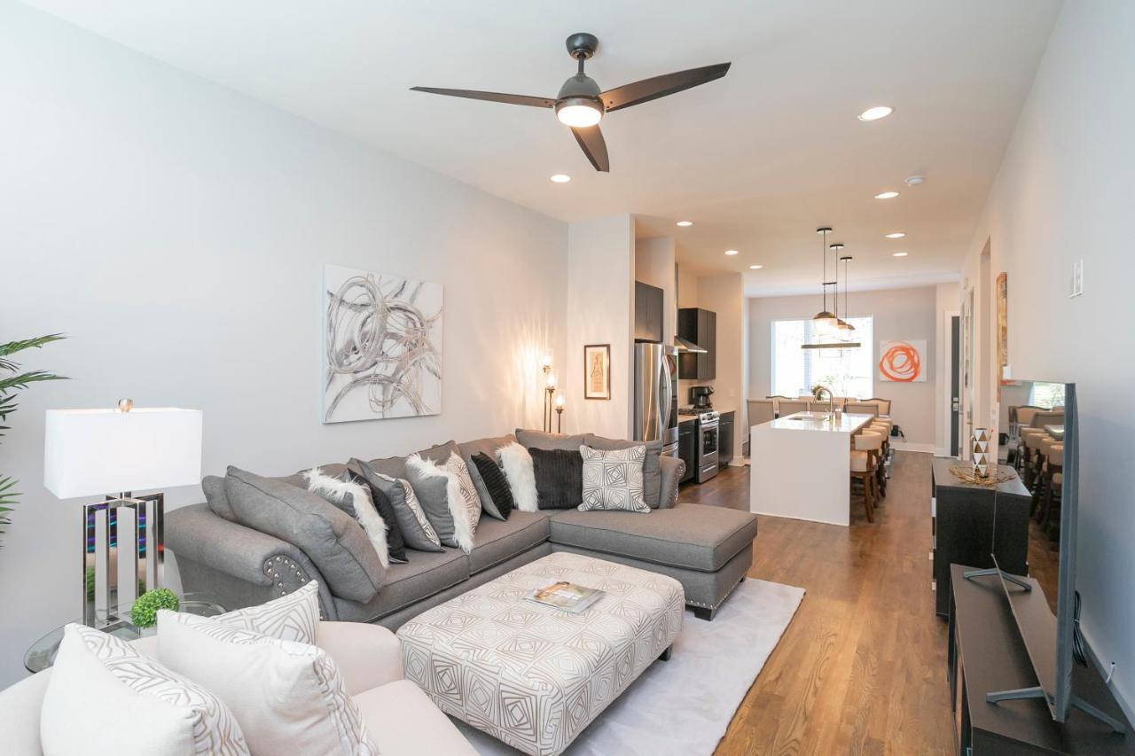 Luxury Townhome Skyline Views Mins To Dt Nashville Extérieur photo